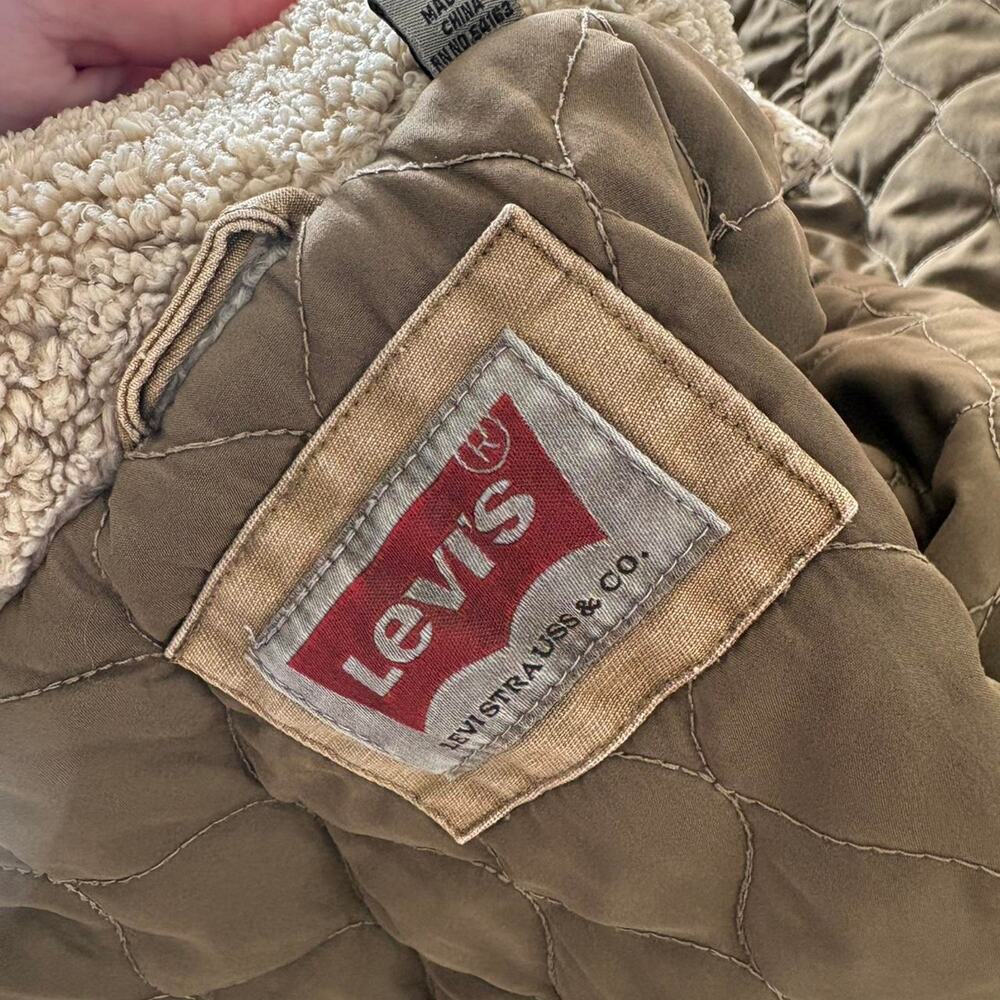 Levi’s Y2K Utility Sherpa Lined Workwear Jacket - Picture 4 of 6